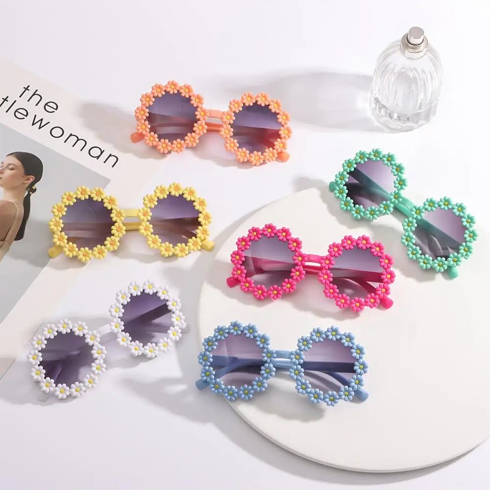 Lunettes de Soleil Tournesol Enfant – Protection UV Rondes Été | Garçon & Fille