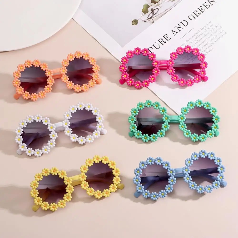 Lunettes de Soleil Tournesol Enfant – Protection UV Rondes Été | Garçon & Fille