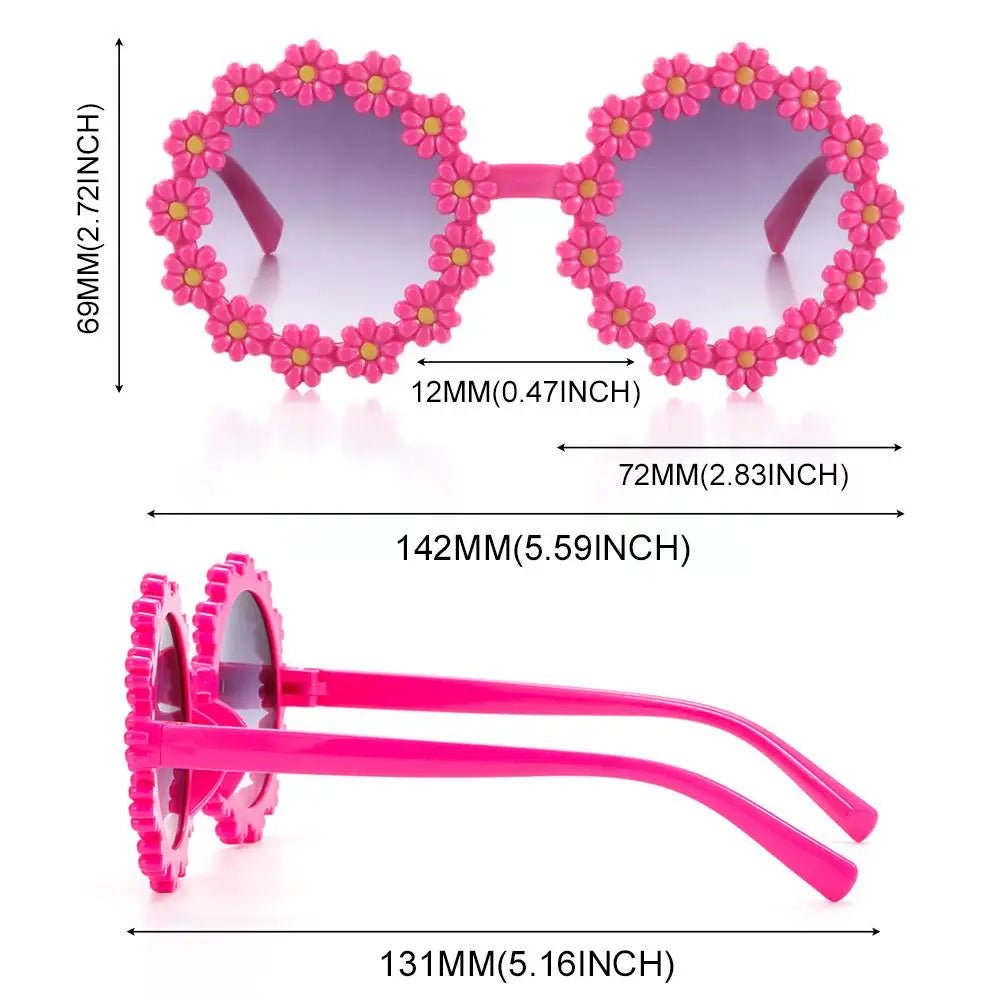 Lunettes de Soleil Tournesol Enfant – Protection UV Rondes Été | Garçon & Fille