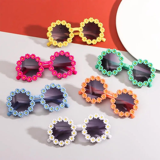 Lunettes de Soleil Tournesol Enfant – Protection UV Rondes Été | Garçon & Fille