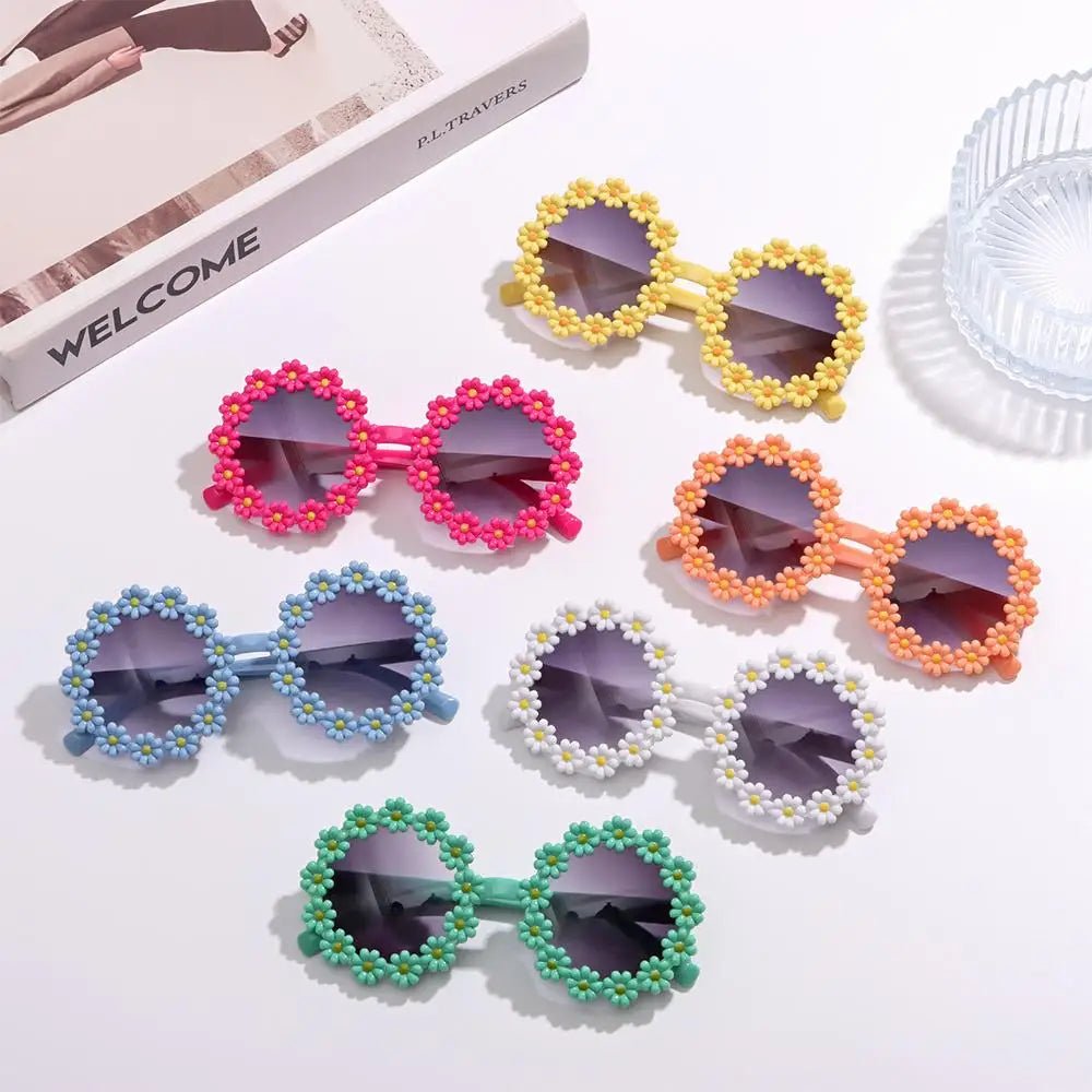 Lunettes de Soleil Tournesol Enfant – Protection UV Rondes Été | Garçon & Fille
