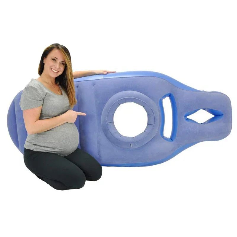 Matelas Gonflable Grossesse – Coussin de Yoga & Sommeil pour Femme Enceinte | Confort Maternité