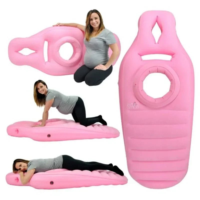 Matelas Gonflable Grossesse – Coussin de Yoga & Sommeil pour Femme Enceinte | Confort Maternité