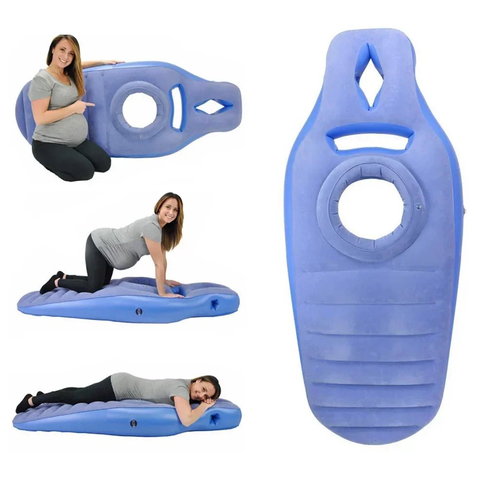 Matelas Gonflable Grossesse – Coussin de Yoga & Sommeil pour Femme Enceinte | Confort Maternité