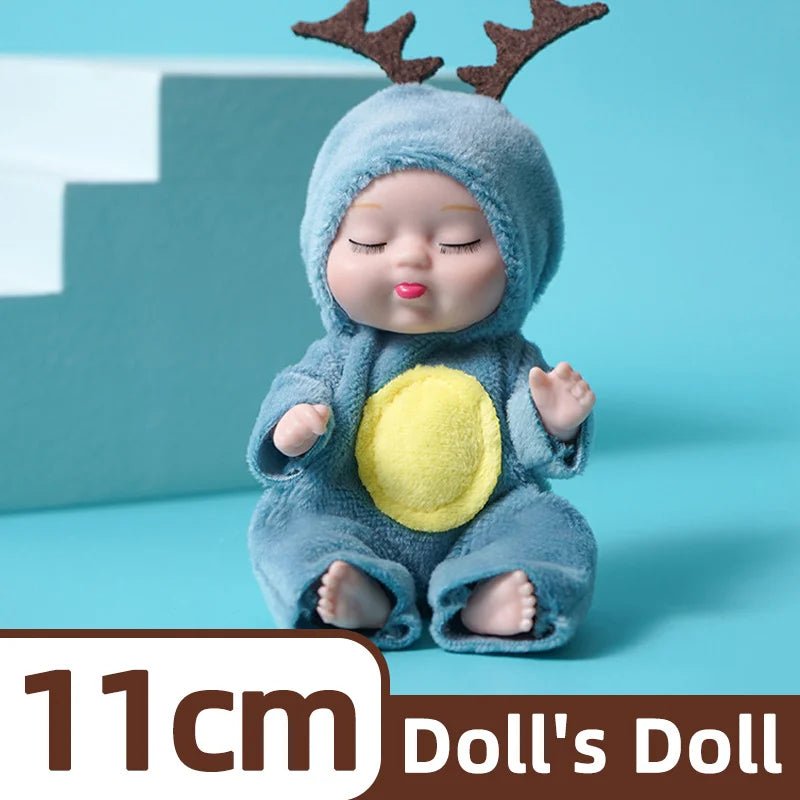Mini Poupée Bébé Réaliste Animaux – Lot 1 ou 6 Pièces Jouet Fille Garçon Cadeau Anniversaire & Noël