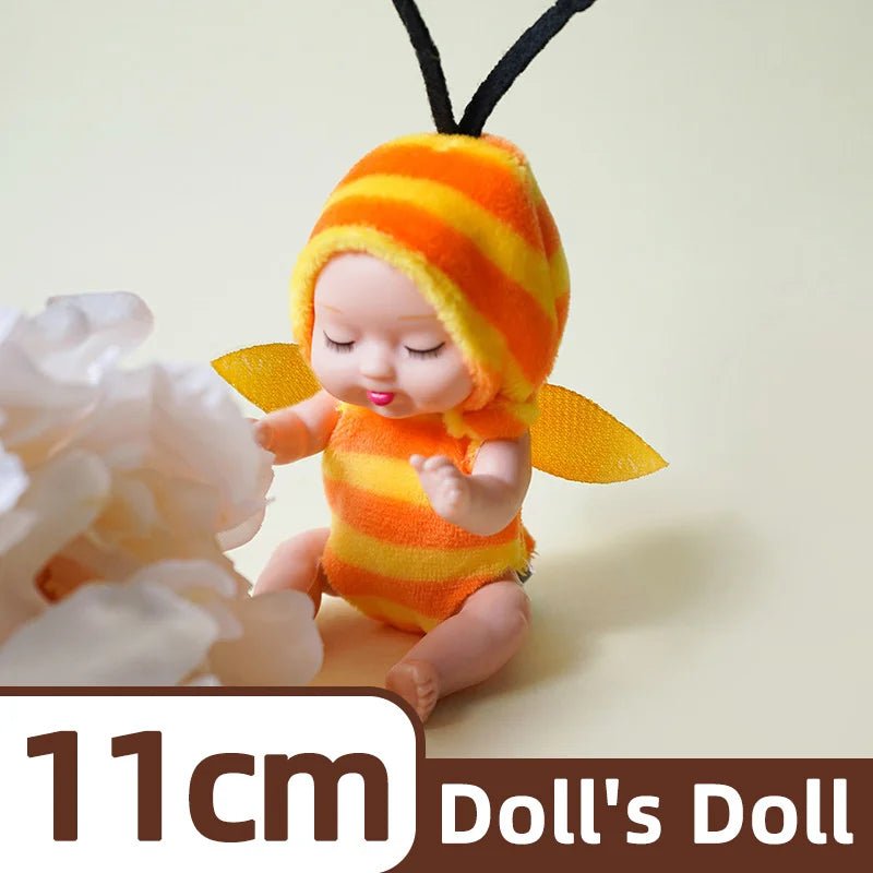 Mini Poupée Bébé Réaliste Animaux – Lot 1 ou 6 Pièces Jouet Fille Garçon Cadeau Anniversaire & Noël