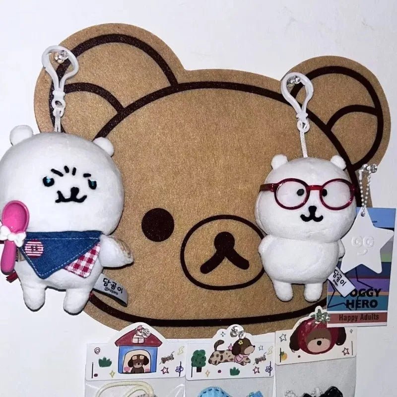 Panneau Feutré Ours Rilakkuma – Décoration Murale Chambre Enfant & Bébé 24x30cm