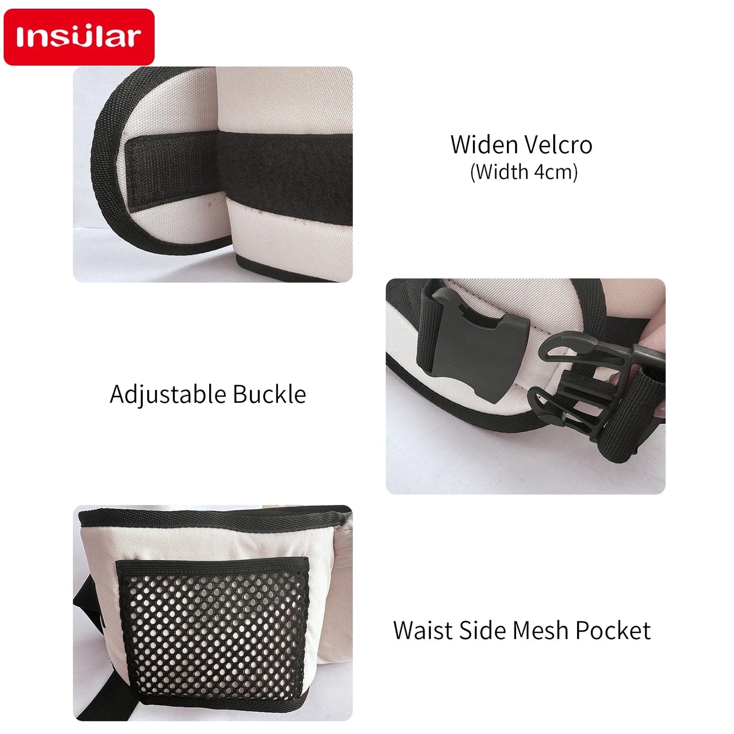 Porte-Bébé avec Siège de Hanche Ajustable – Ergonomique Physiologique Léger & Confortable | 9 Couleurs