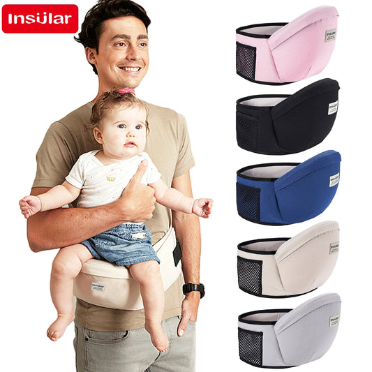 Porte-Bébé avec Siège de Hanche Ajustable – Ergonomique Physiologique Léger & Confortable | 9 Couleurs