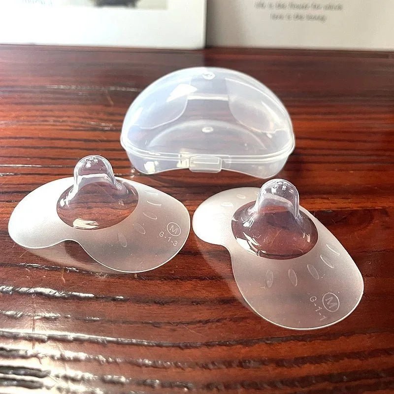 Protège-Mamelons Silicone Allaitement – Bouclier Bout de Sein Doux | Lot de 2 | S, M, L