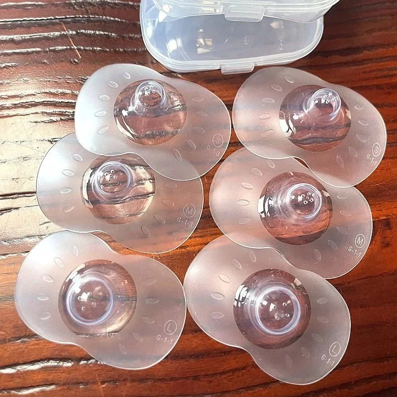 Protège-Mamelons Silicone Allaitement – Bouclier Bout de Sein Doux | Lot de 2 | S, M, L