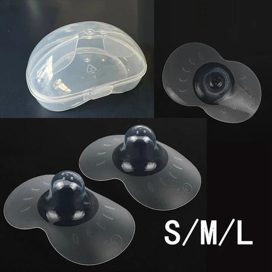 Protège-Mamelons Silicone Allaitement – Bouclier Bout de Sein Doux | Lot de 2 | S, M, L