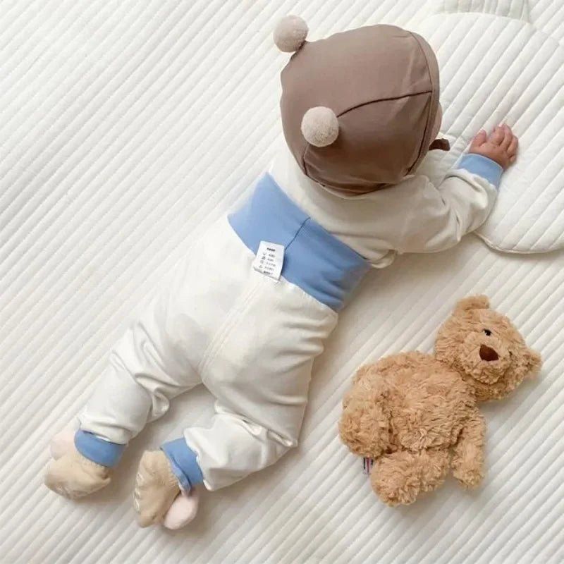 Pyjama Bébé 2 Pièces Coton — Haut Manches Longues & Pantalon, Unisexe Automne Hiver 3M-3 Ans