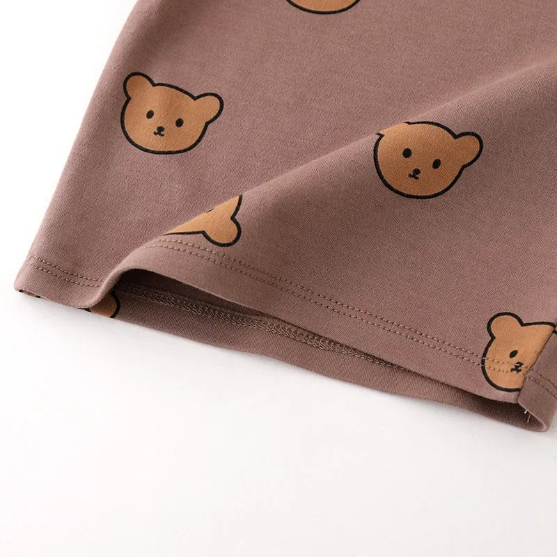Pyjama Bébé 2 Pièces Coton — Haut Manches Longues & Pantalon, Unisexe Automne Hiver 3M-3 Ans