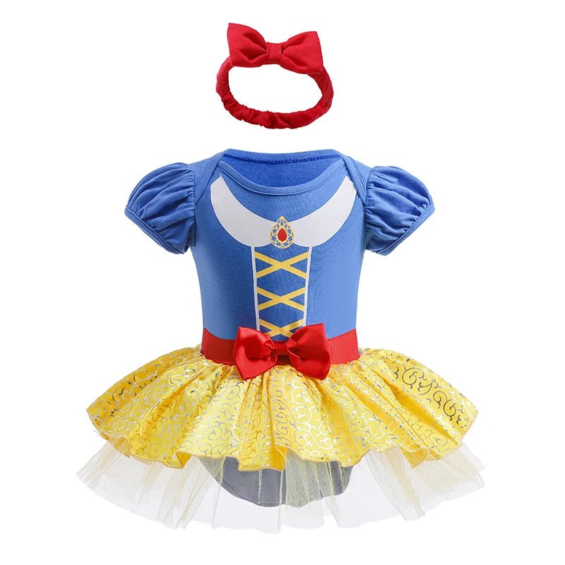 Robe Tutu Princesse Bébé Fille avec Bandeau – Tenue Anniversaire, Baptême & Cérémonie 3-18 Mois