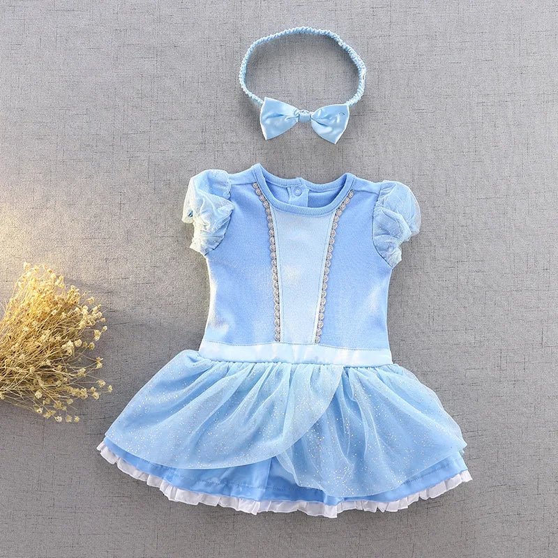 Baby Girls' Princess Tutu Dress with Headband – Birthday, Christening & Ceremony Outfit 3-18 Months