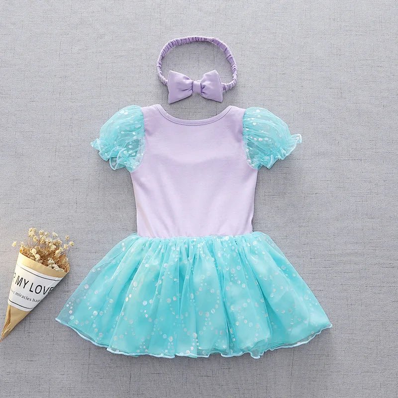 Baby Girls' Princess Tutu Dress with Headband – Birthday, Christening & Ceremony Outfit 3-18 Months
