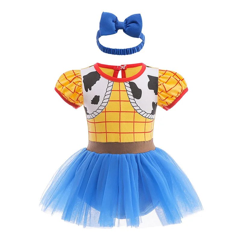 Robe Tutu Princesse Bébé Fille avec Bandeau – Tenue Anniversaire, Baptême & Cérémonie 3-18 Mois