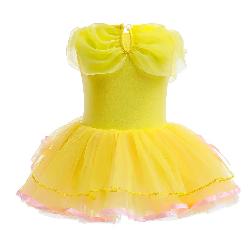 Robe Tutu Princesse Bébé Fille avec Bandeau – Tenue Anniversaire, Baptême & Cérémonie 3-18 Mois