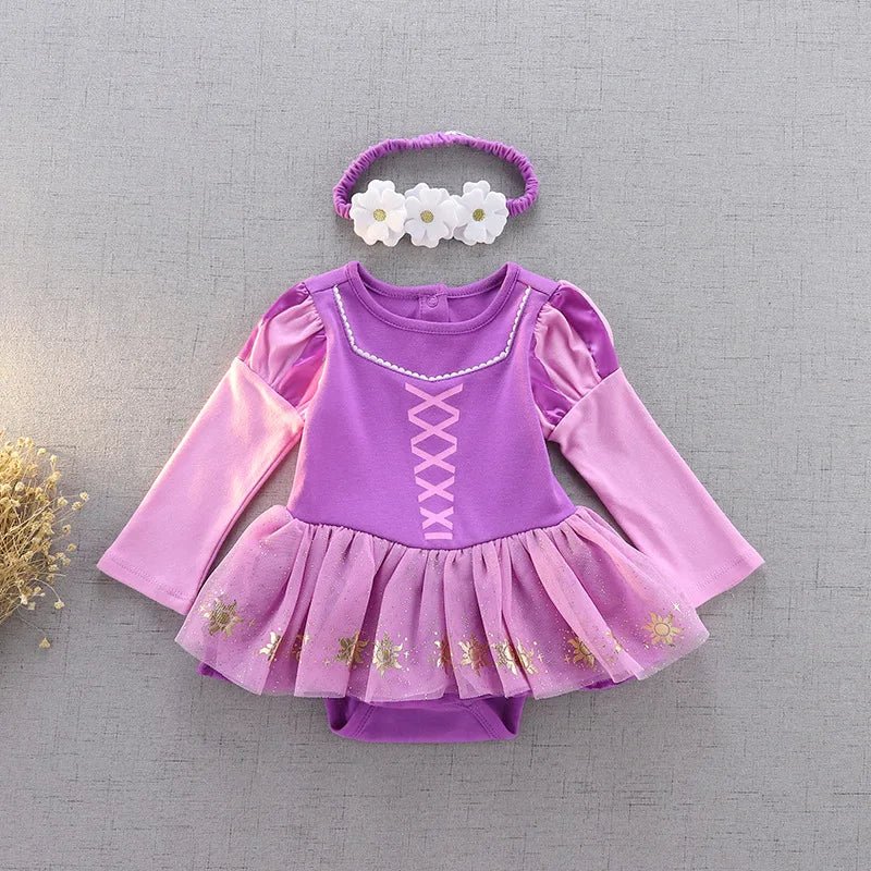 Baby Girls' Princess Tutu Dress with Headband – Birthday, Christening & Ceremony Outfit 3-18 Months