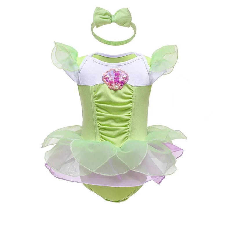 Robe Tutu Princesse Bébé Fille avec Bandeau – Tenue Anniversaire, Baptême & Cérémonie 3-18 Mois