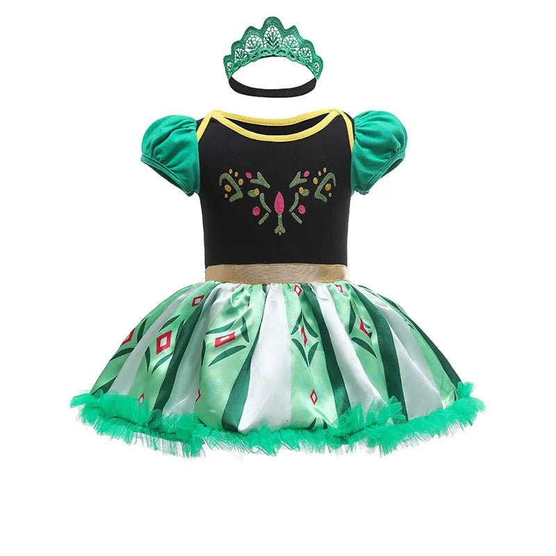 Robe Tutu Princesse Bébé Fille avec Bandeau – Tenue Anniversaire, Baptême & Cérémonie 3-18 Mois