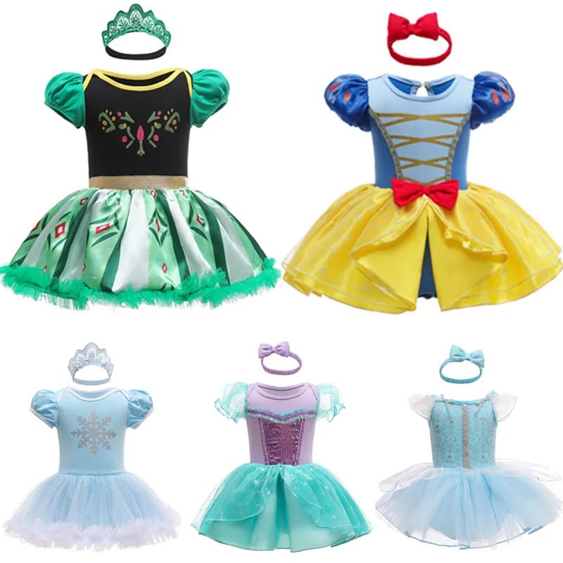 Baby Girls' Princess Tutu Dress with Headband – Birthday, Christening & Ceremony Outfit 3-18 Months