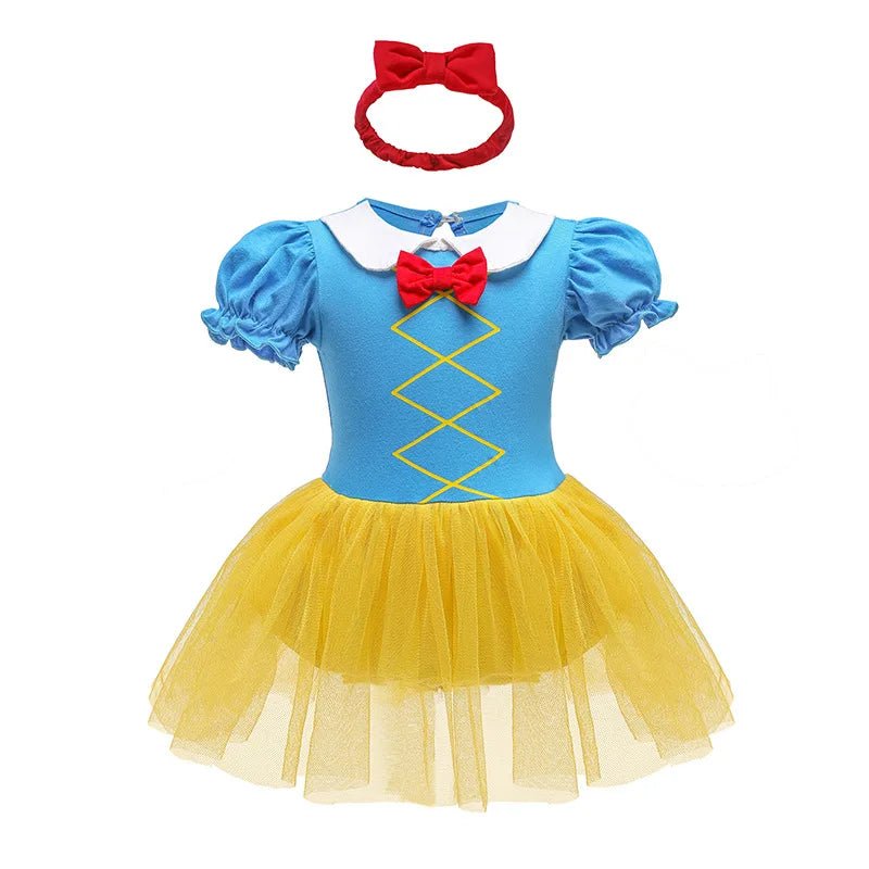 Robe Tutu Princesse Bébé Fille avec Bandeau – Tenue Anniversaire, Baptême & Cérémonie 3-18 Mois