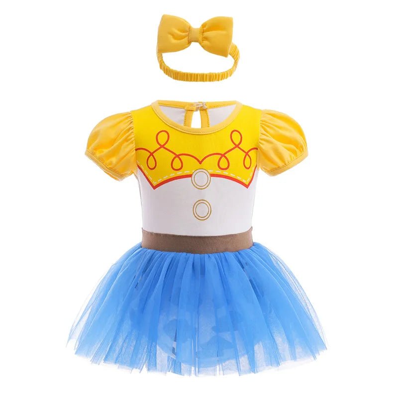 Baby Girls' Princess Tutu Dress with Headband – Birthday, Christening & Ceremony Outfit 3-18 Months