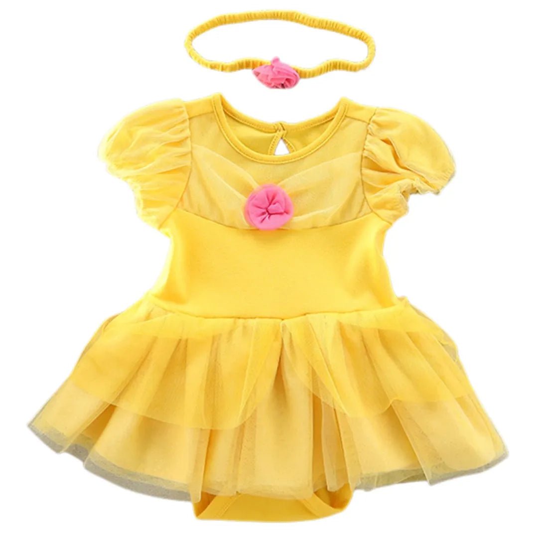 Baby Girls' Princess Tutu Dress with Headband – Birthday, Christening & Ceremony Outfit 3-18 Months