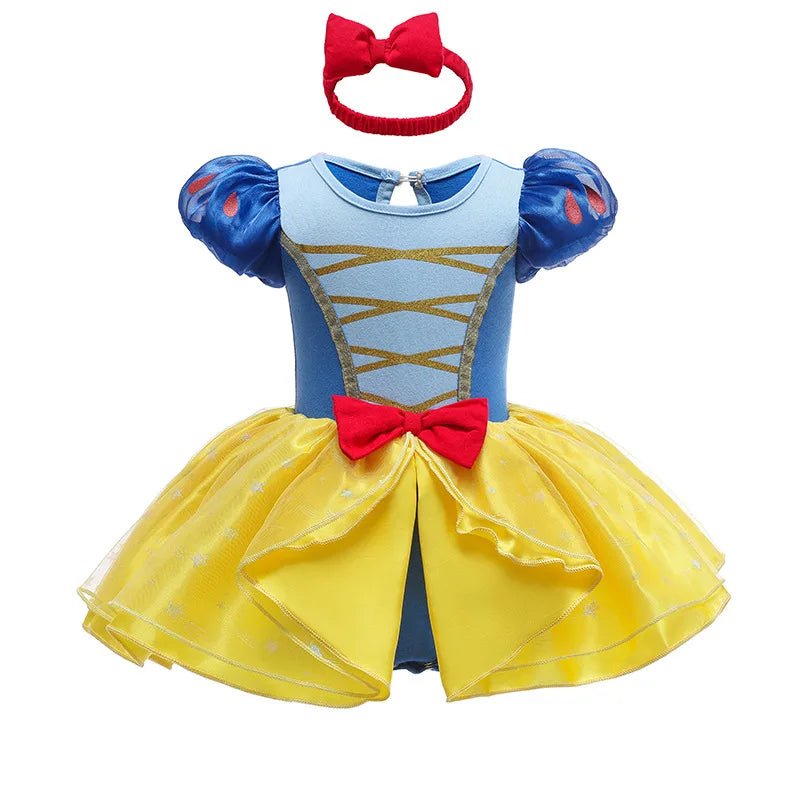 Robe Tutu Princesse Bébé Fille avec Bandeau – Tenue Anniversaire, Baptême & Cérémonie 3-18 Mois