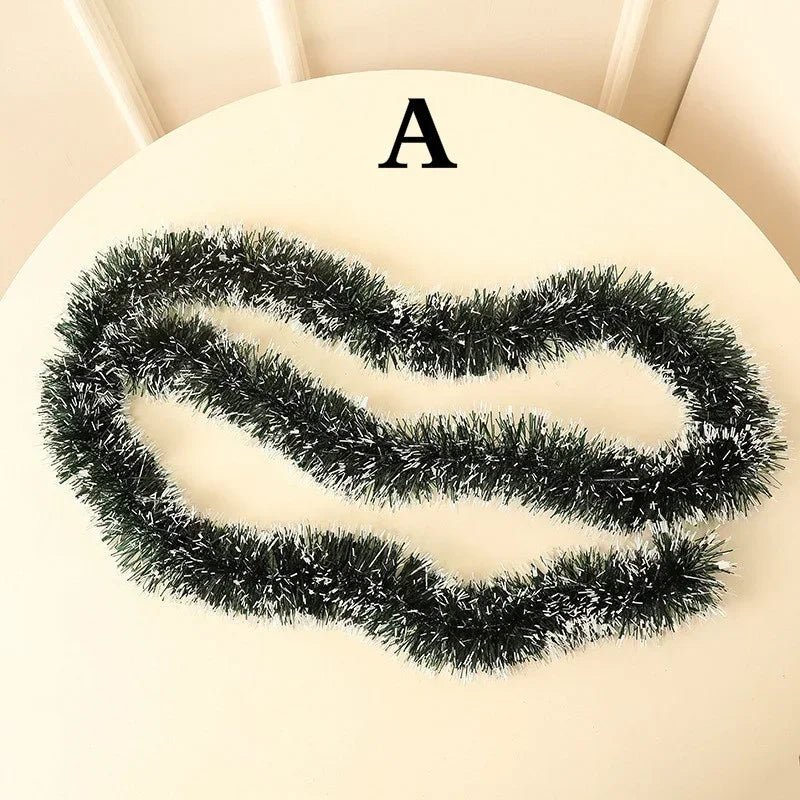 Ruban Décoratif Noël 2m – Boucle Sapin, Déco Table Mariage & Fêtes, Ornement Cuisine Bar 4 Coloris