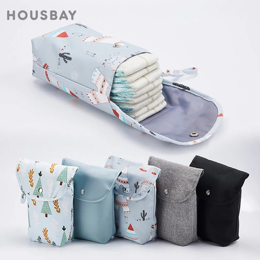 Sac à couches étanche bébé – Pochette imperméable réutilisable pour vêtements et couches – Rangement pratique pour maman