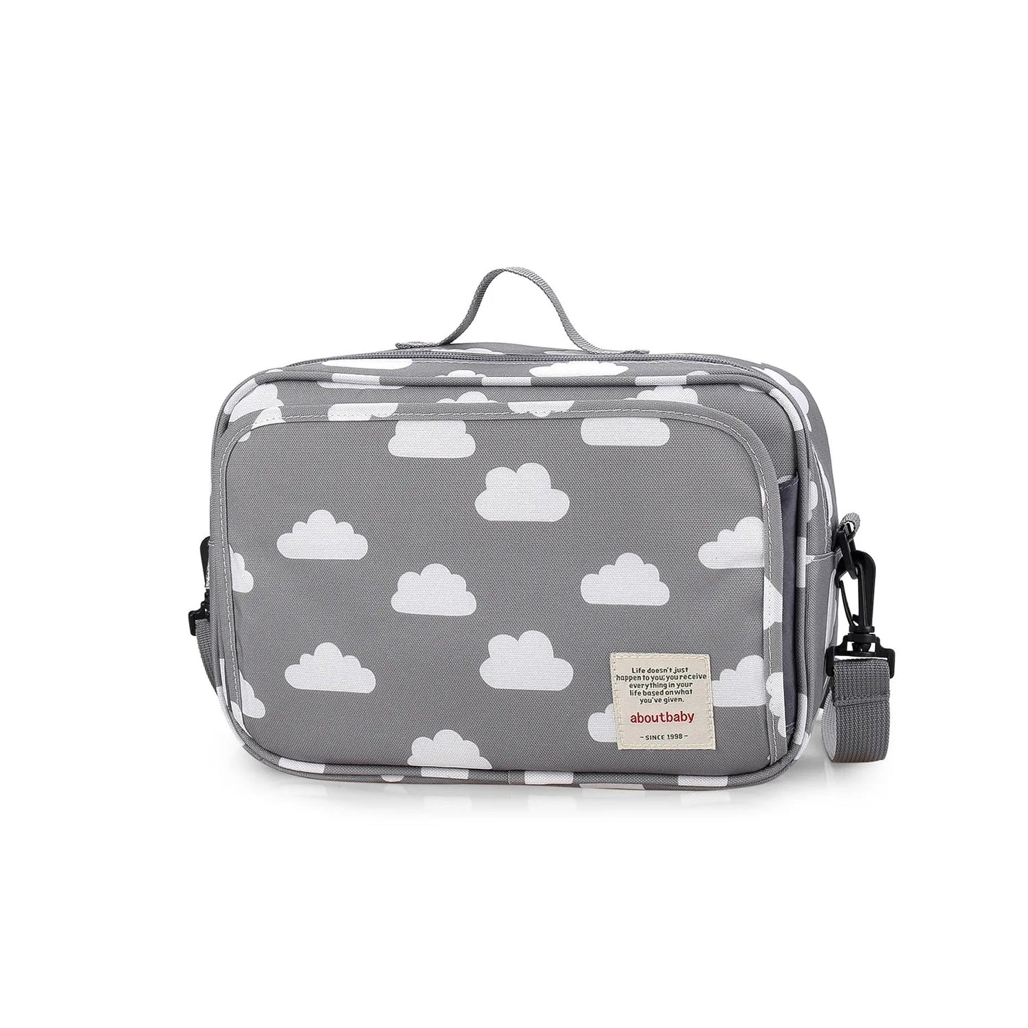 Sac Organisateur Imperméable pour Poussette Bébé – Léger, Multifonction, Grand Rangement avec Crochets et Sangle