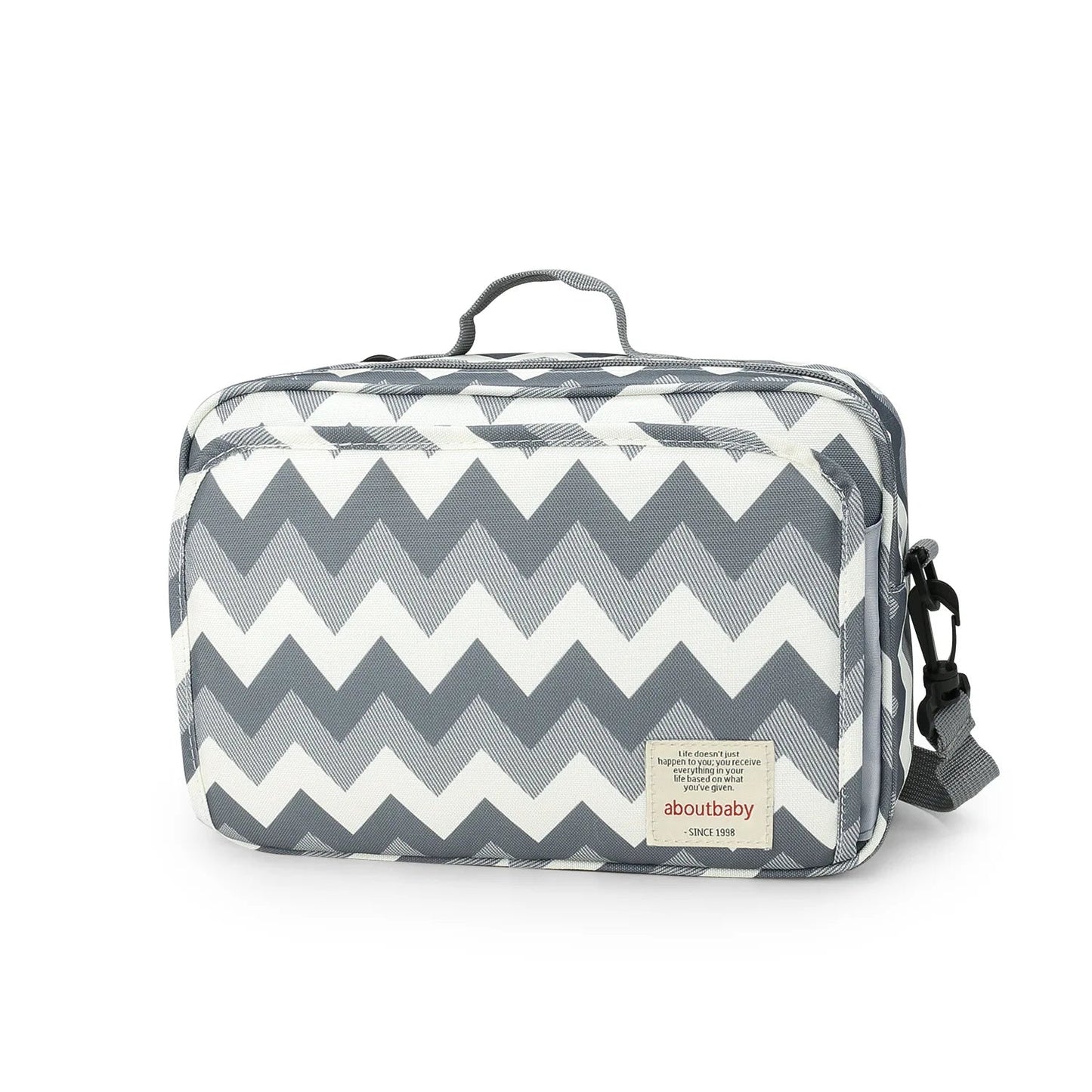 Sac Organisateur Imperméable pour Poussette Bébé – Léger, Multifonction, Grand Rangement avec Crochets et Sangle