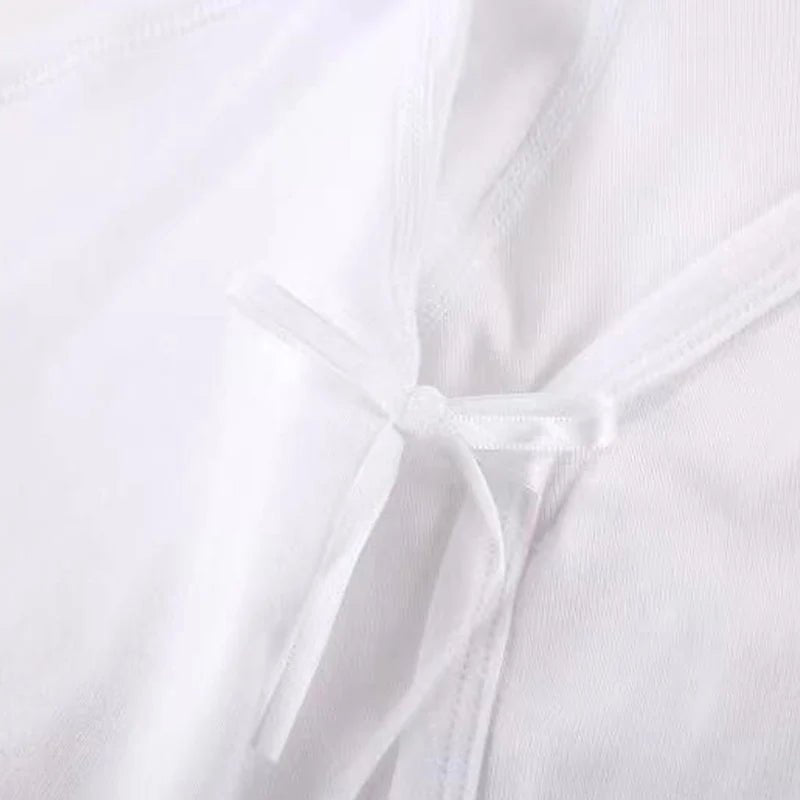 Salopette Bébé 100% Coton Blanc – Combinaison Nouveau-Né Garçon & Fille Manches Longues Ouverture Côté 0-18 Mois