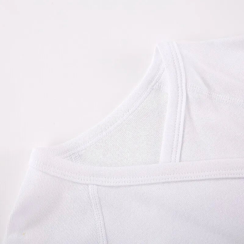 Salopette Bébé 100% Coton Blanc – Combinaison Nouveau-Né Garçon & Fille Manches Longues Ouverture Côté 0-18 Mois