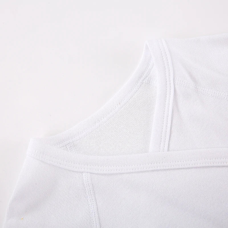 Baby Overalls 100% White Cotton – Newborn Boy & Girl Long-Sleeve Side-Opening Romper 0-18 Months
