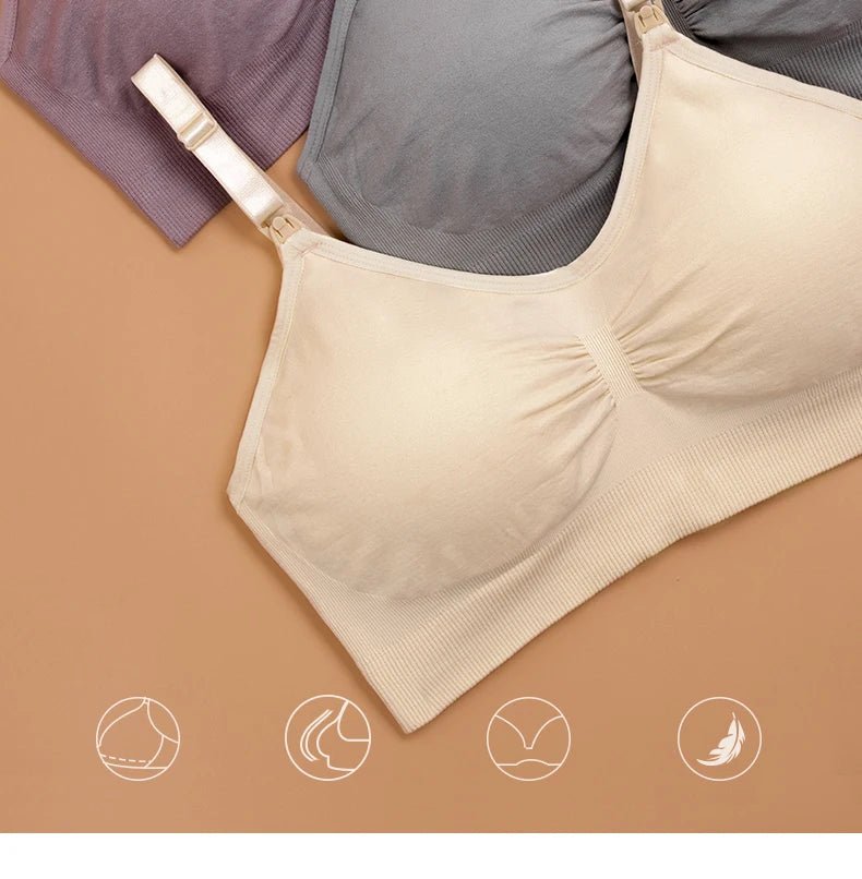 Soutien-Gorge Allaitement Grande Taille Push-Up – Sans Coutures, Respirant & Confortable | Maternité