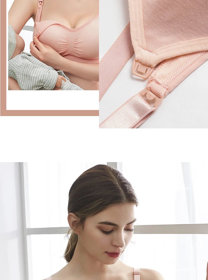 Soutien-Gorge Allaitement Grande Taille Push-Up – Brassière Sans Coutures Forte Poitrine Respirante | Maternité Inclusive