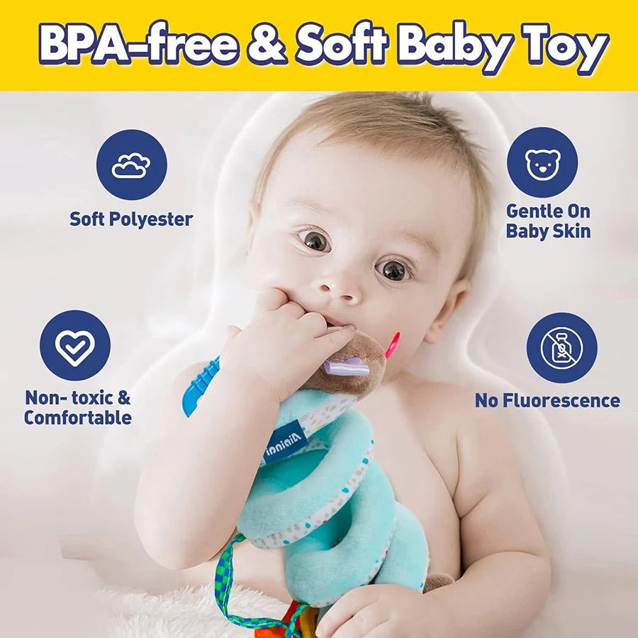 Jouet Spirale Siège Auto Poussette Bébé – Jouet Sensoriel Doux 0-12 Mois Lit & Berceau