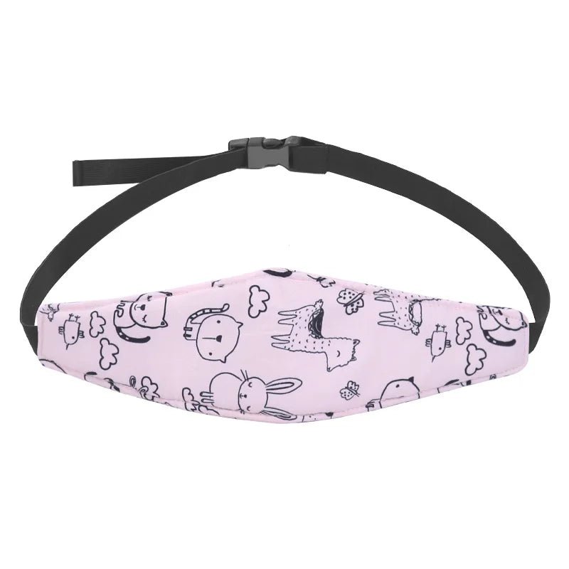 Support de tête pour siège auto bébé – Ceinture de maintien ajustable pour poussette & sommeil sécurisé