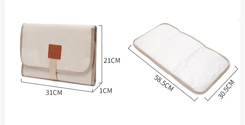 Tapis à Langer Portable Pliable Imperméable – Lavable & Compact | Voyage & Maison | 6 Couleurs